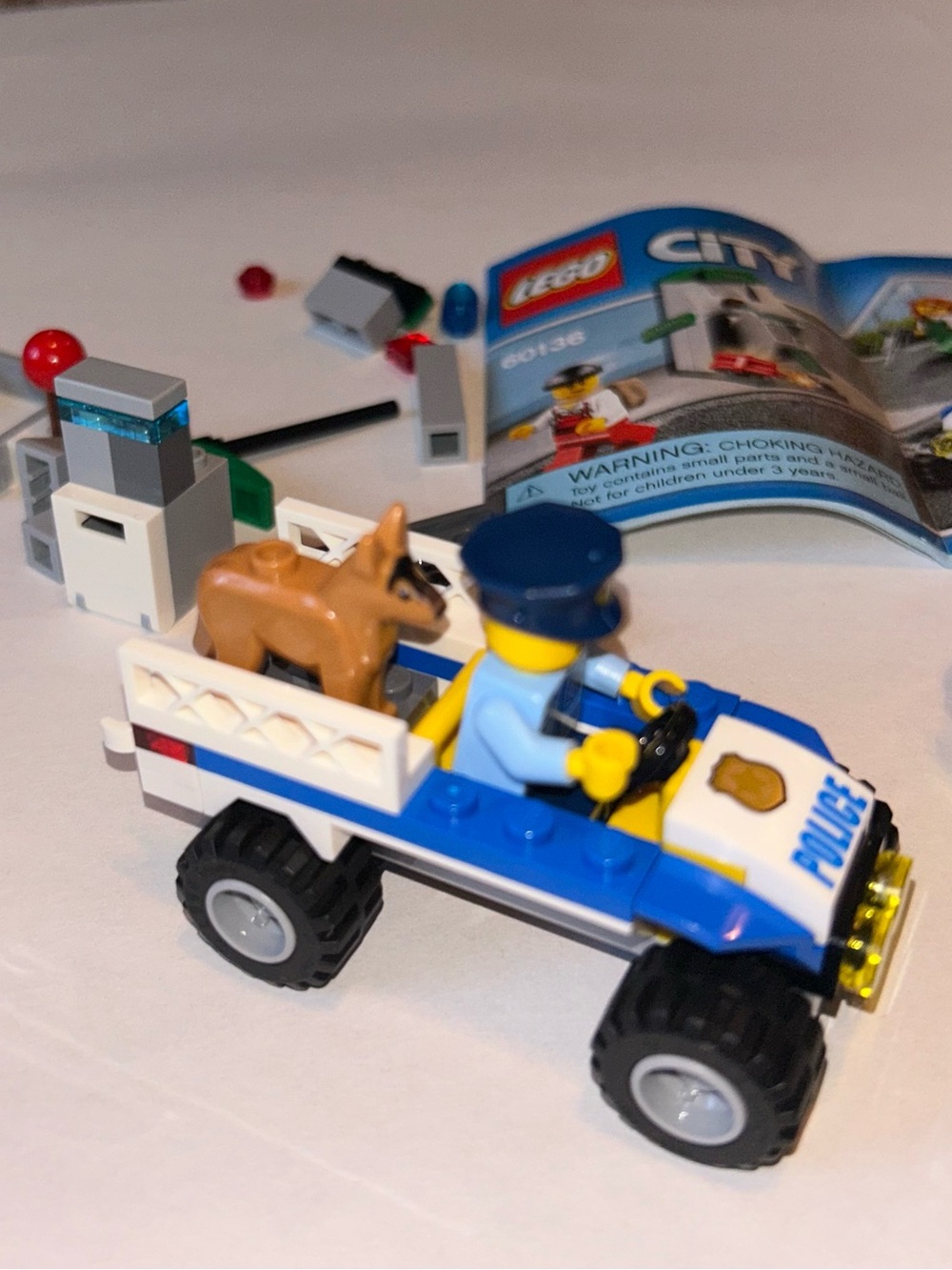 LEGO City #60136 Police Starter Set
Built set. No box. Retired Set. - Picture 6 of 12